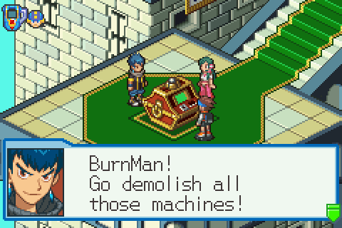 Mega Man Battle Network 4-6 Part #9 - BurnerMan somewhat resembles